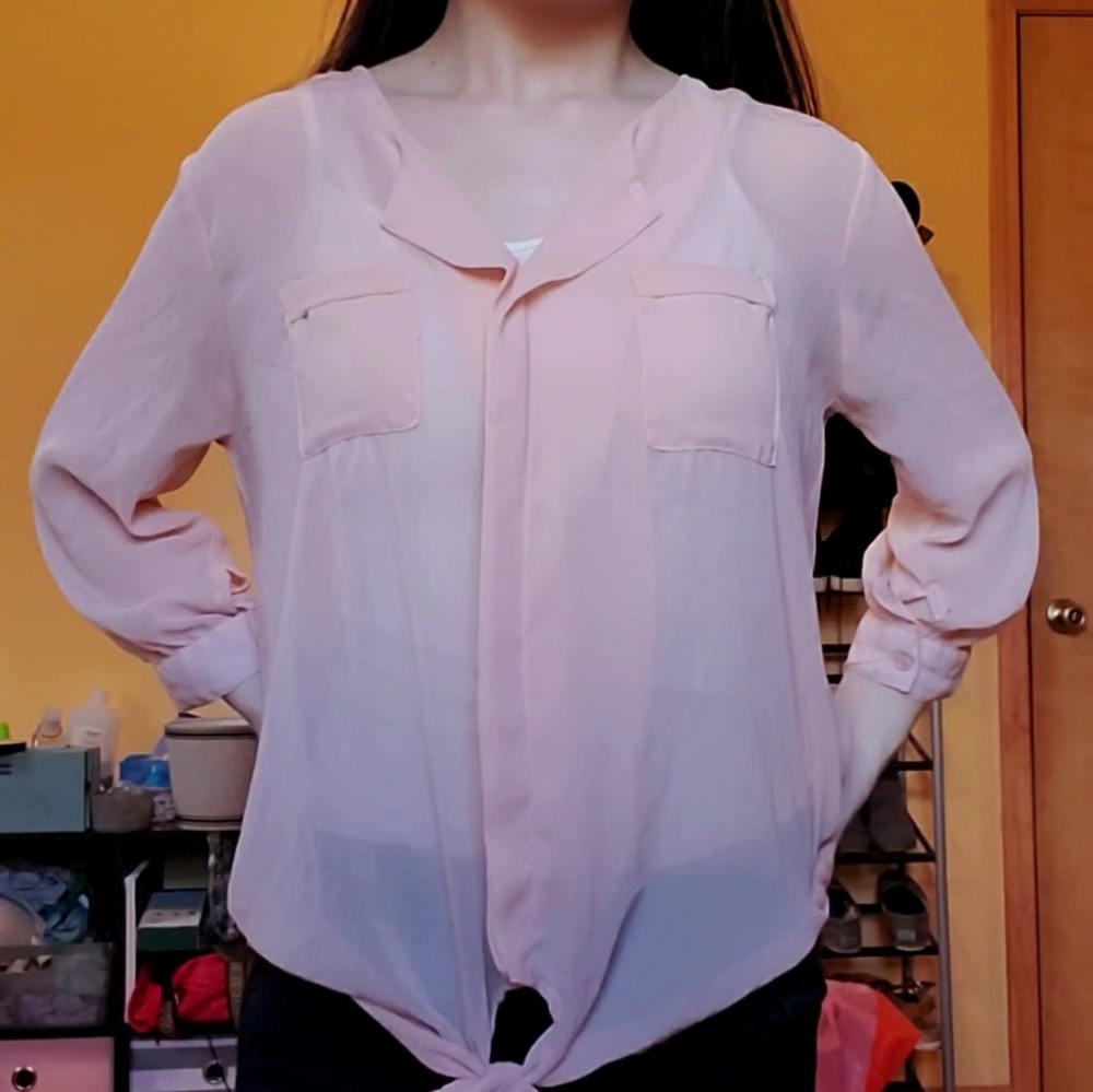 Pink blouse
